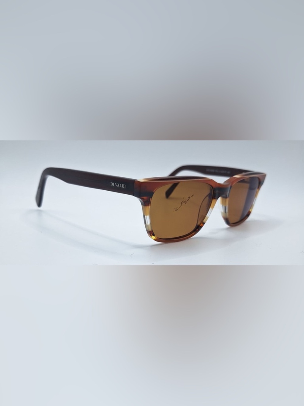 Di Valdi DVO8026 Brown Oval Sunglasses Frames Only